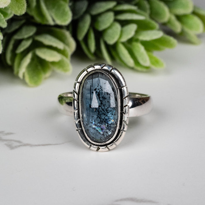 Kyanite Ring 15x12mm Size 10 - InnerVision Crystals