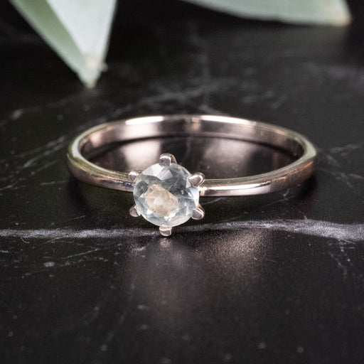 Kyanite Ring 5mm size 10 - InnerVision Crystals