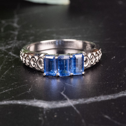 Kyanite Ring 5x3mm size 8 - InnerVision Crystals