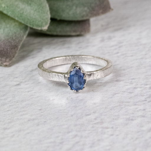 Kyanite Ring 6x4mm size 6 - InnerVision Crystals
