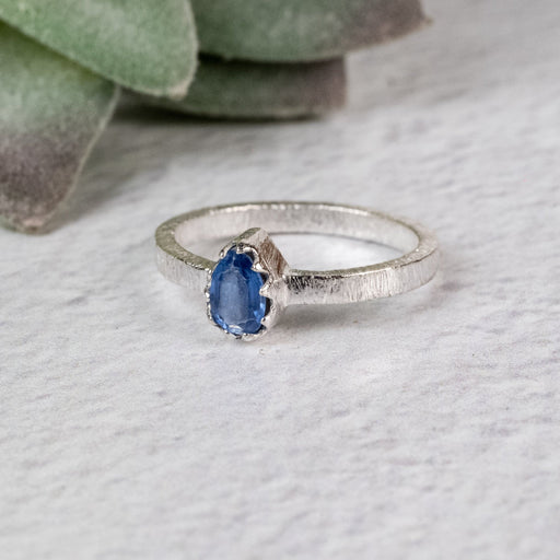 Kyanite Ring 6x4mm size 6 - InnerVision Crystals