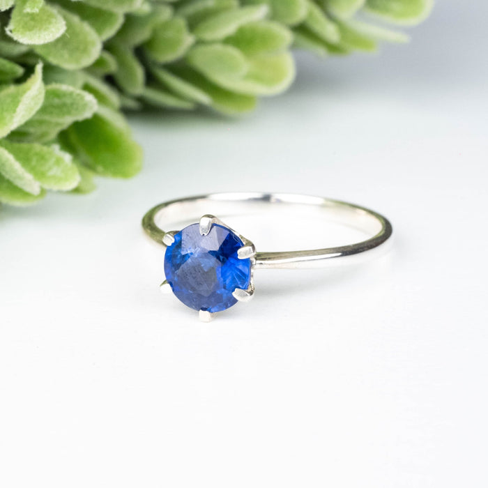 Kyanite Ring 7mm Size 9 - InnerVision Crystals