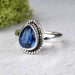 Kyanite Ring 7x6mm Size 4 .925 Silver - InnerVision Crystals