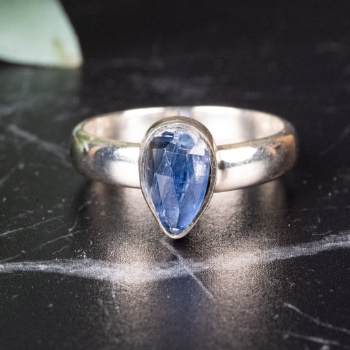 Kyanite Ring 8x5mm size 6 - InnerVision Crystals