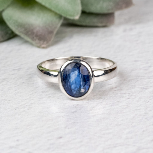 Kyanite Ring 9x8mm size 10 - InnerVision Crystals