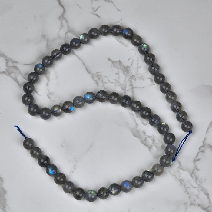 Labradorite 8mm AAA Beads Strand—Wholesale - InnerVision Crystals