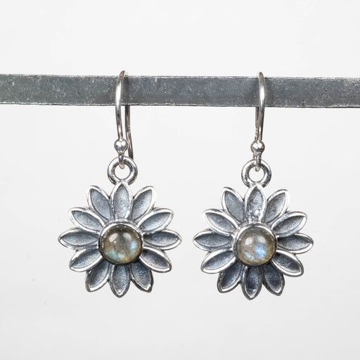 Labradorite Earrings 6mm .925 Silver - InnerVision Crystals