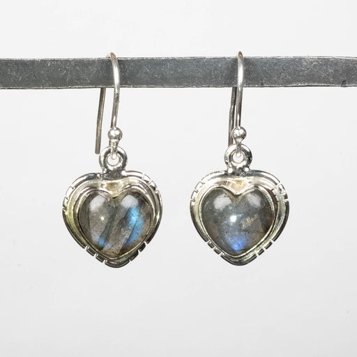 Labradorite Earrings 9mm .925 Silver - InnerVision Crystals