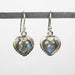 Labradorite Earrings 9mm .925 Silver - InnerVision Crystals