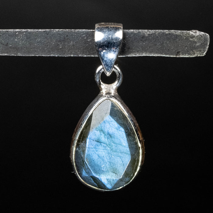 Labradorite Pendant 3.13 g 25x11mm .925 Silver - InnerVision Crystals