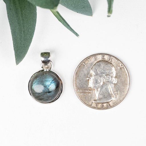 Labradorite Pendant 3.83 g 24x15mm .925 Silver - InnerVision Crystals