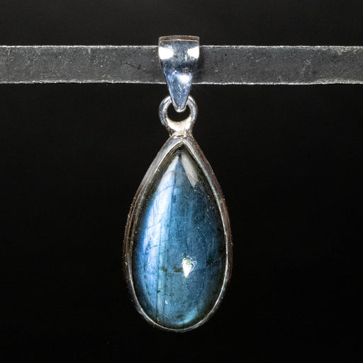 Labradorite Pendant 4.23 g 31x12mm .925 Silver - InnerVision Crystals