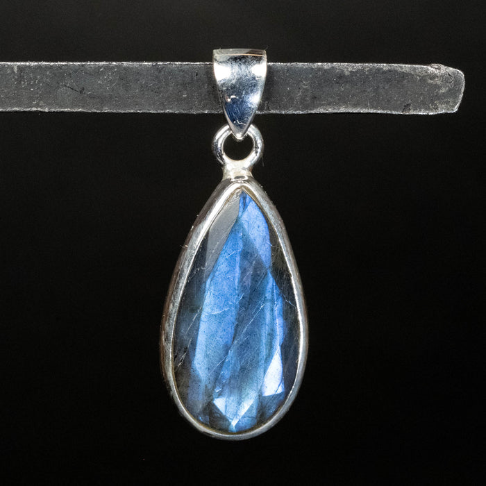 Labradorite Pendant 4.29 g 31x12mm .925 Silver - InnerVision Crystals