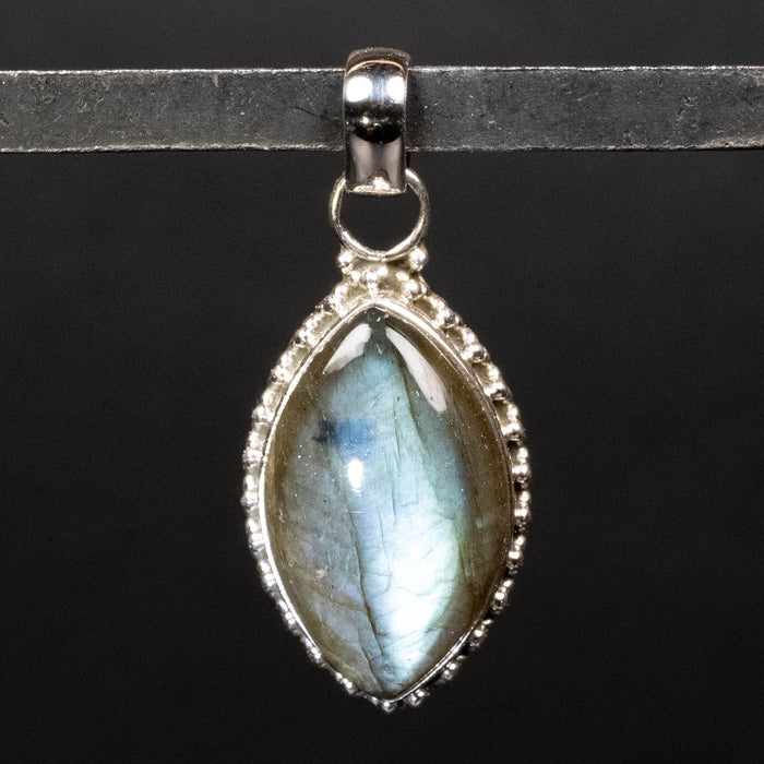 Labradorite Pendant 4.69 g 32x14mm .925 Silver - InnerVision Crystals