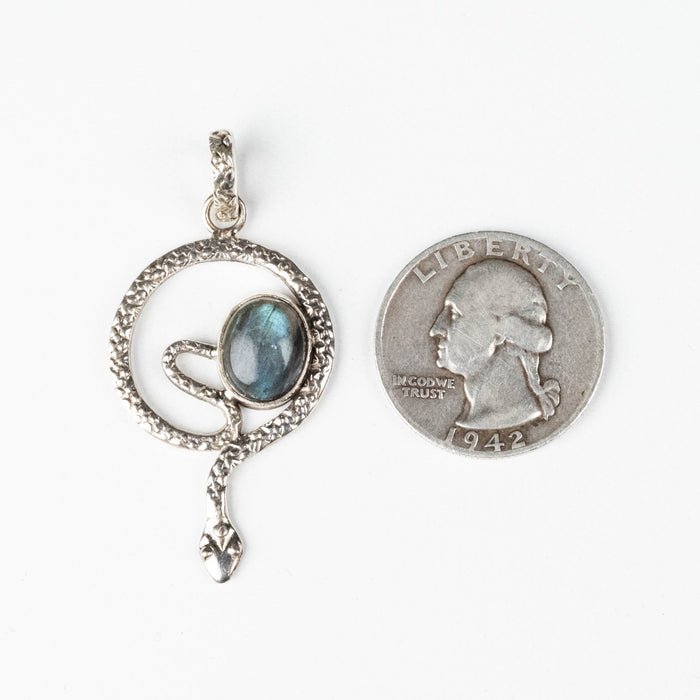 Labradorite Pendant 5.33 g 45x23mm - InnerVision Crystals