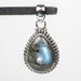 Labradorite Pendant 5.43 g 33x17mm - InnerVision Crystals