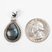 Labradorite Pendant 5.43 g 33x17mm - InnerVision Crystals