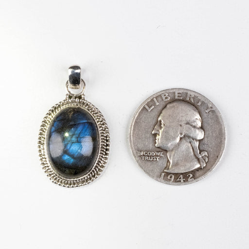 Labradorite Pendant 5.62 g 32x18mm - InnerVision Crystals