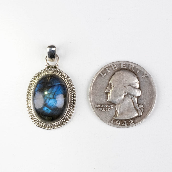 Labradorite Pendant 5.62 g 32x18mm - InnerVision Crystals