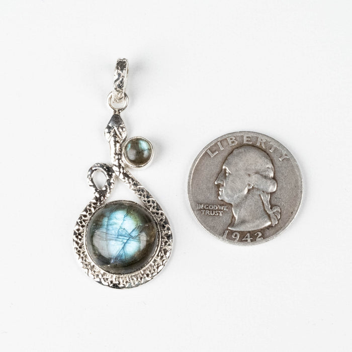 Labradorite Pendant 7.17 g 48x20mm - InnerVision Crystals