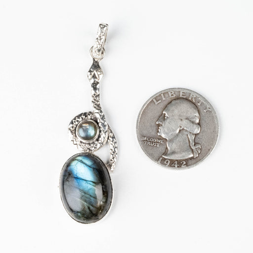 Labradorite Pendant 8.26 g 59x16mm - InnerVision Crystals
