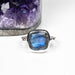 Labradorite Ring 10mm Size 5 - InnerVision Crystals