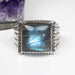 Labradorite Ring 13mm Size 13 - InnerVision Crystals