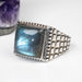 Labradorite Ring 13mm Size 13 - InnerVision Crystals