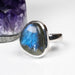 Labradorite Ring 15x12mm Size 9 - InnerVision Crystals