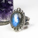 Labradorite Ring 17x12mm Size 7 - InnerVision Crystals
