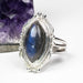 Labradorite Ring 17x8mm Size 10 - InnerVision Crystals