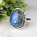Labradorite Ring 18x13mm Size 10 - InnerVision Crystals