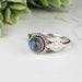 Labradorite Ring 5mm Size 4 - InnerVision Crystals