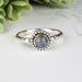 Labradorite Ring 5mm Size 6 - InnerVision Crystals