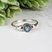 Labradorite Ring 5mm Size 7 - InnerVision Crystals