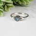 Labradorite Ring 5mm Size 7 - InnerVision Crystals