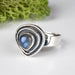 Labradorite Ring 6mm Size 6 .925 Silver - InnerVision Crystals