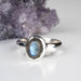 Labradorite Ring 7x5mm Size 4 - InnerVision Crystals