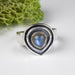 Labradorite Ring 7x6mm Size 6 .925 Silver - InnerVision Crystals