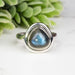 Labradorite Ring 8.5mm Size 4 - InnerVision Crystals