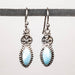 Larimar Earrings 10x5mm .925 Silver - InnerVision Crystals