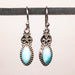 Larimar Earrings 10x5mm .925 Silver - InnerVision Crystals