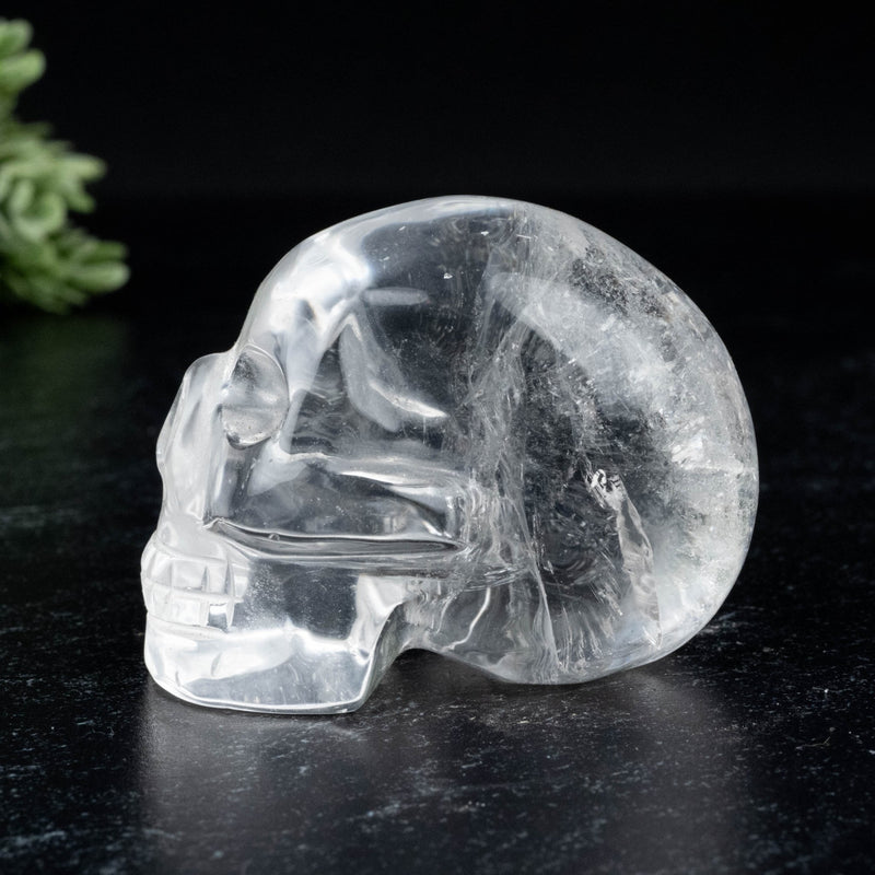 Lemurian Quartz Crystal Skull 111 g 51x40mm - InnerVision Crystals