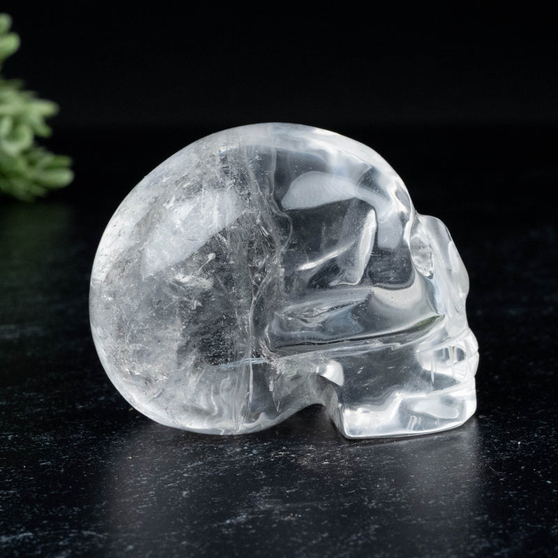 Lemurian Quartz Crystal Skull 111 g 51x40mm - InnerVision Crystals