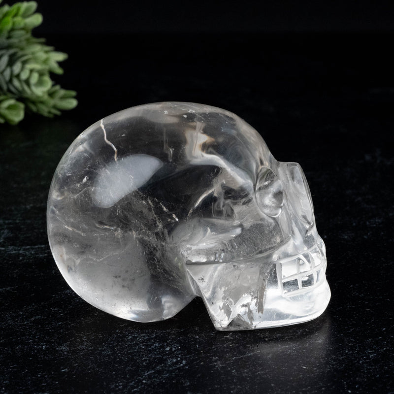 Lemurian Quartz Crystal Skull 257 g 69x51mm - InnerVision Crystals