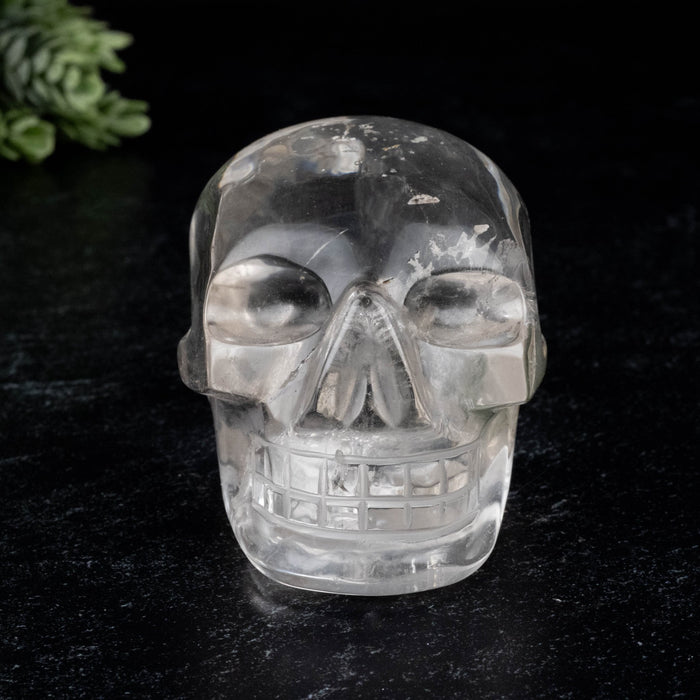 Lemurian Quartz Crystal Skull 257 g 69x51mm - InnerVision Crystals