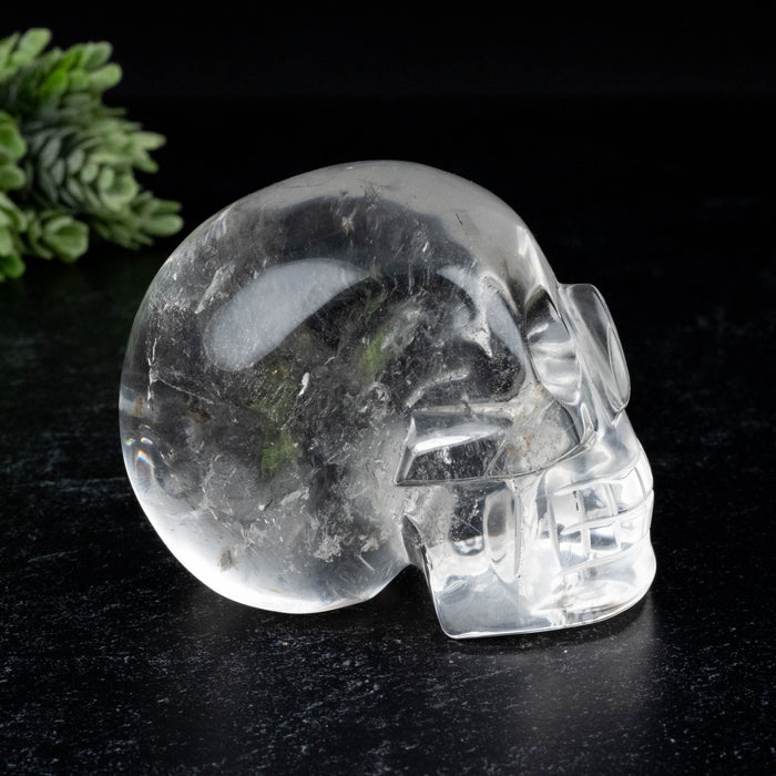 Lemurian Quartz Crystal Skull 341 g 70x63mm - InnerVision Crystals
