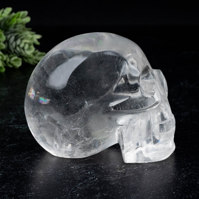 Lemurian Quartz Crystal Skull 390 g 82x64mm - InnerVision Crystals
