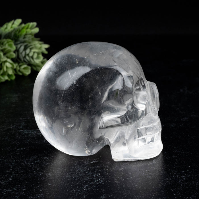 Lemurian Quartz Crystal Skull 392 g 72x63mm - InnerVision Crystals