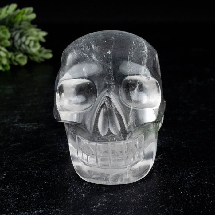 Lemurian Quartz Crystal Skull 392 g 72x63mm - InnerVision Crystals